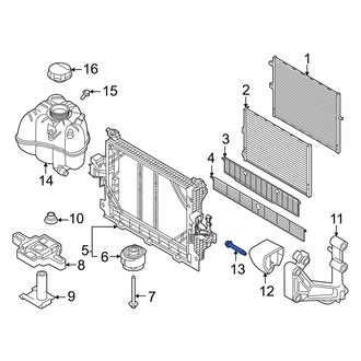 Volvo OE - Radiator Support Panel Bolt