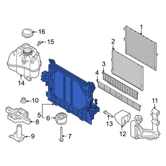 Volvo OE - Front Radiator Support Panel