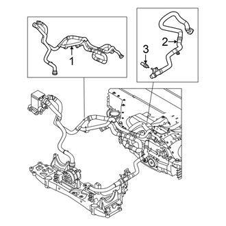 Volvo OE - Cooling - Hoses & Lines (High Voltage Battery), (RWD)