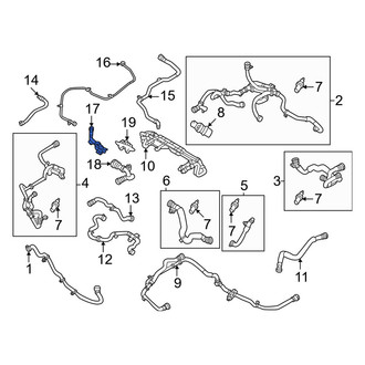 Volvo OE - Front Engine Coolant Pipe