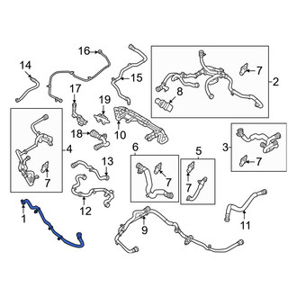 Volvo OE - Front Engine Coolant Pipe
