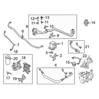 Volvo OE - A/C Service Valve Cap