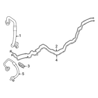 Volvo OE - Air Conditioner & Heater - Rear A/C Lines