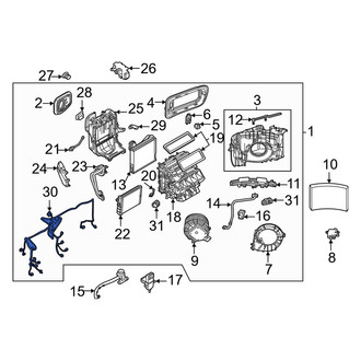 Volvo OE - Front HVAC System Wiring Harness