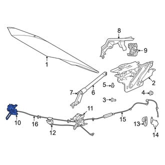 Volvo OE - Front Right Hood Latch