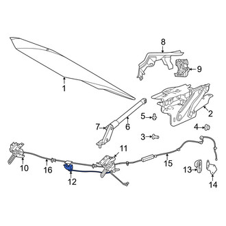 Volvo OE - Front Hood Safety Catch