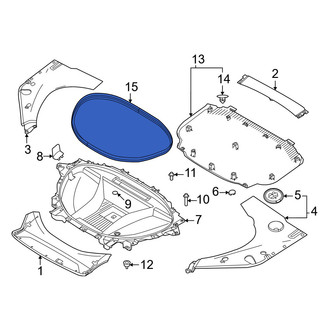 Volvo OE - Front Deck Lid Seal