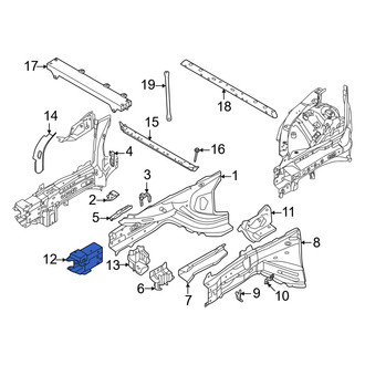Volvo OE - Rear Right Frame Rail End