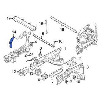 Volvo OE - Left Frame Side Member Brace