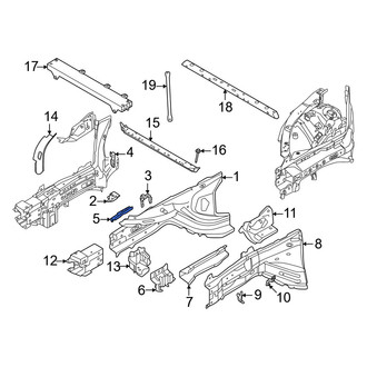 Volvo OE - Left Frame Side Member Brace