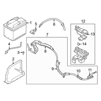 Volvo OE - Electrical - Battery (Conventional, Rear)