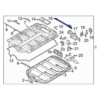 Volvo OE - Front Right Drive Motor Battery Pack Cover Bracket