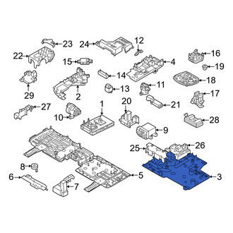Volvo OE - Left Upper Drive Motor Battery Pack Control Module Bracket