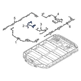 Volvo OE - Center Right Drive Motor Battery Pack Control Module Wiring Harness