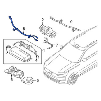 Volvo OE - Right Collision Avoidance Control Module Connector