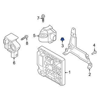 Volvo OE - Active Suspension Control Module Nut