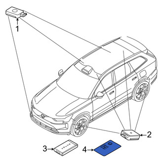 Volvo OE - Keyless Entry Keypad