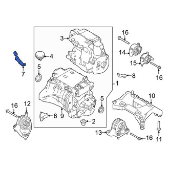 Volvo OE - Front Right Body Electrical Ground Strap