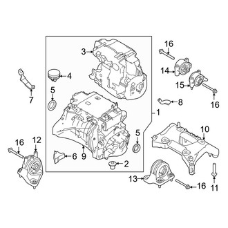 Volvo OE - Electrical Components (Front Drive Motor & Mountings)