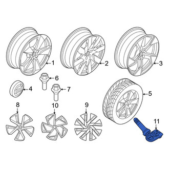 Volvo OE - Tire Pressure Monitoring System (TPMS) Sensor