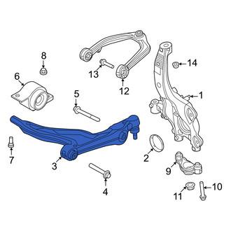 Volvo OE - Front Left Lower Suspension Control Arm