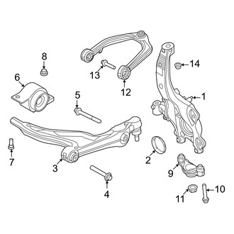 Volvo OE - Front Suspension - Suspension Components