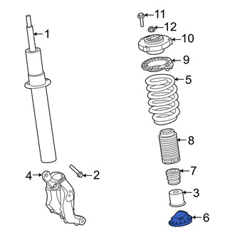 Volvo OE - Lower Coil Spring Insulator