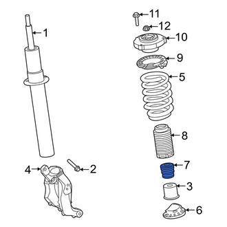 Volvo OE - Front Suspension Strut Bumper
