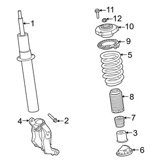 Volvo OE - Front Suspension - Struts & Components (W/O Auto Level)
