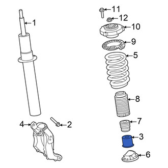 Volvo OE - Suspension Strut Insulator
