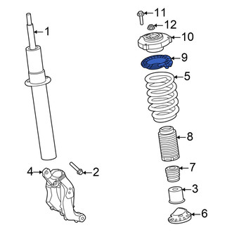 Volvo OE - Rear Upper Coil Spring Insulator