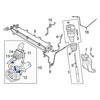 Volvo OE - Front Air Suspension Compressor Line