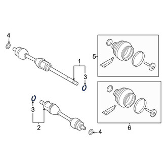 Volvo OE - CV Axle Shaft Retaining Ring