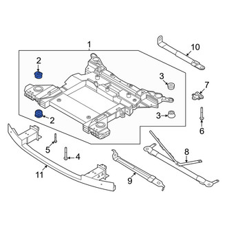 Volvo OE - Front Suspension Crossmember Insulator