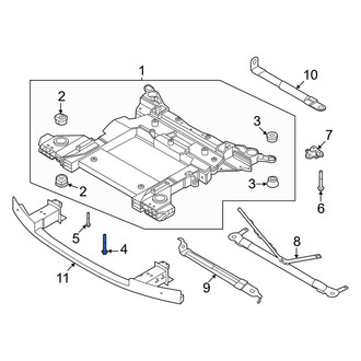 Volvo OE - Front Suspension Crossmember Bolt