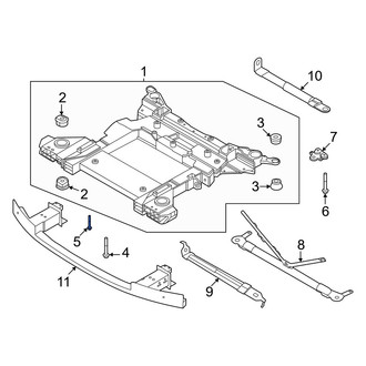 Volvo OE - Front Suspension Crossmember Bolt