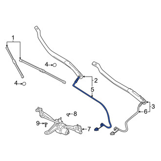 Volvo OE - Front Right Windshield Washer Nozzle