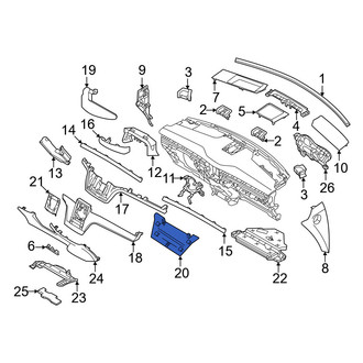 Volvo OE - Upper Instrument Panel Cover