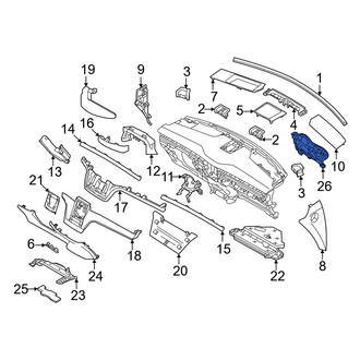 Volvo OE - Instrument Panel Air Duct Grommet