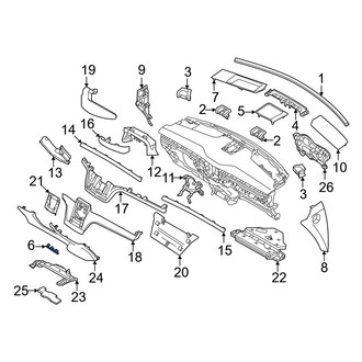 Volvo OE - Front Lower Speaker Cover
