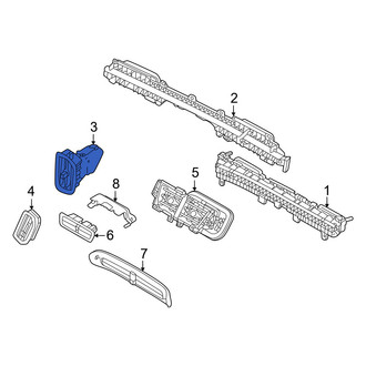 Volvo OE - Center Right Dashboard Air Vent