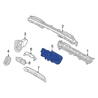 Volvo OE - Front Center Dashboard Air Vent