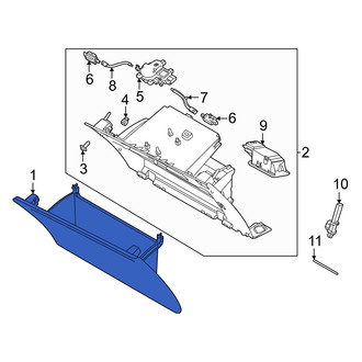Volvo OE - Front Glove Box Door