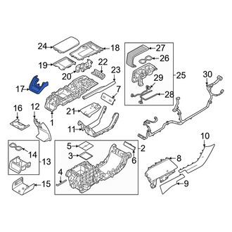 Volvo OE - Front Right Upper Console Trim Panel