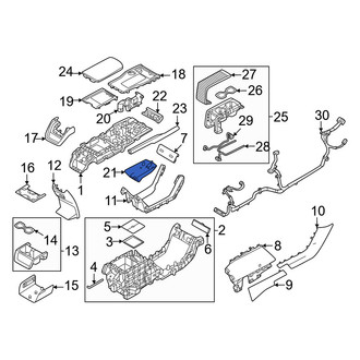 Volvo OE - Center Console Tray