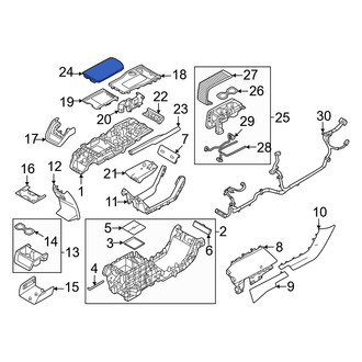 Volvo OE - Console Armrest