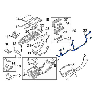 Volvo OE - Console Wiring Harness