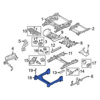 Volvo OE - Front Right Seat Track Support