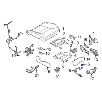 Volvo OE - Front Right Seat Track Adjust Handle