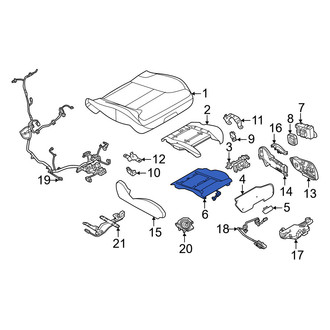 Volvo OE - Front Right Lower Seat Heater Pad